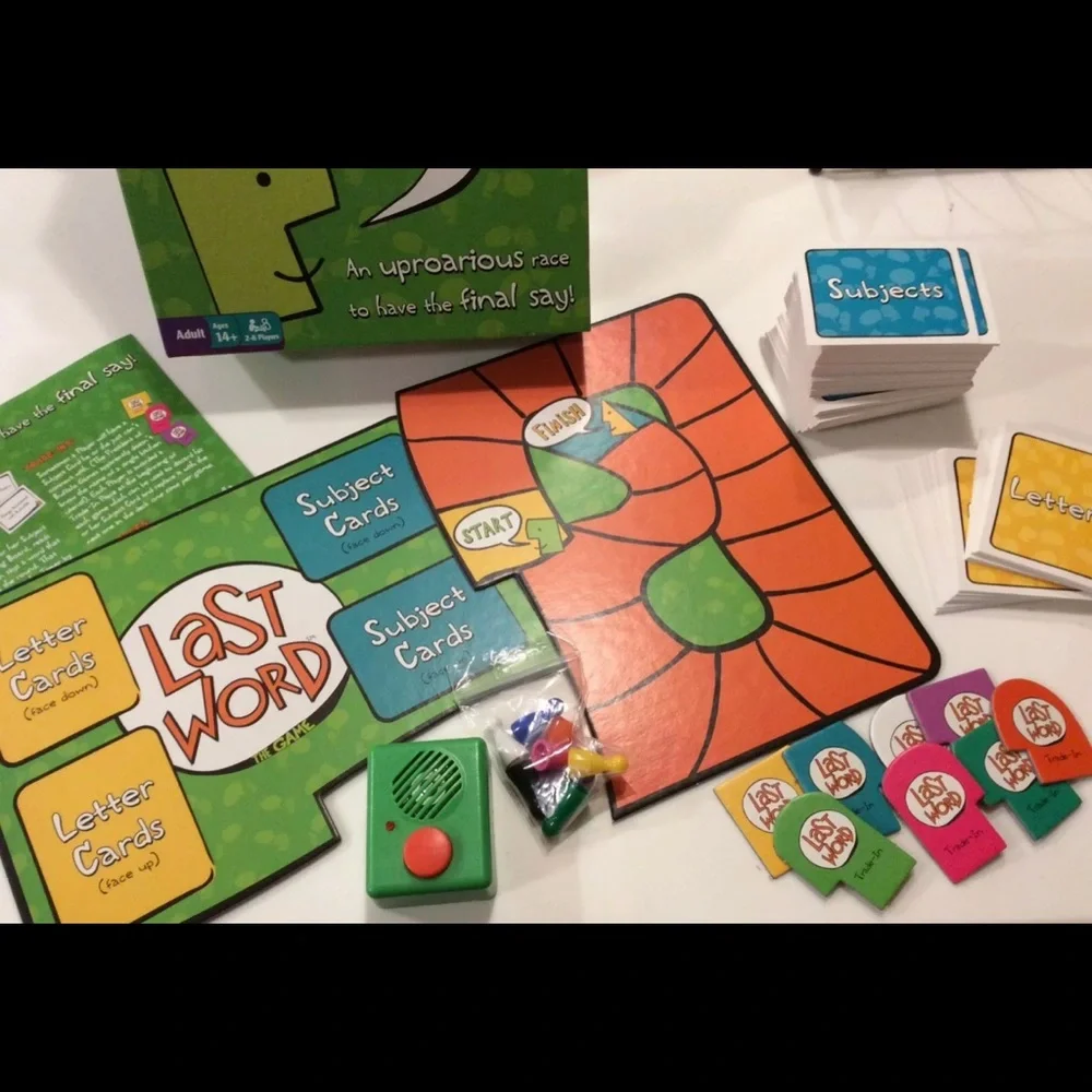 Last Word The Board Game Complete,‎ Open Box 14+